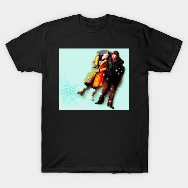 kate winslet jim carrey T-Shirt by oryan80